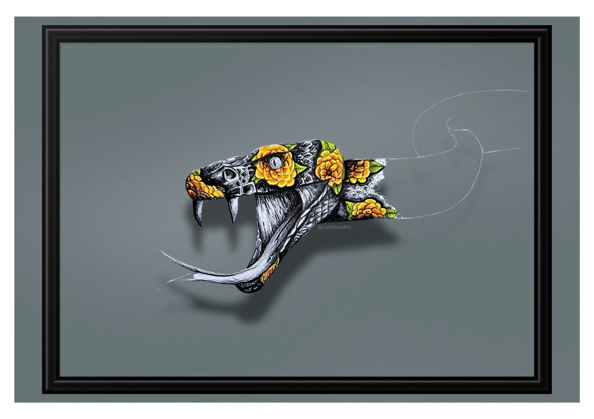 Botanical Beast Snake Print