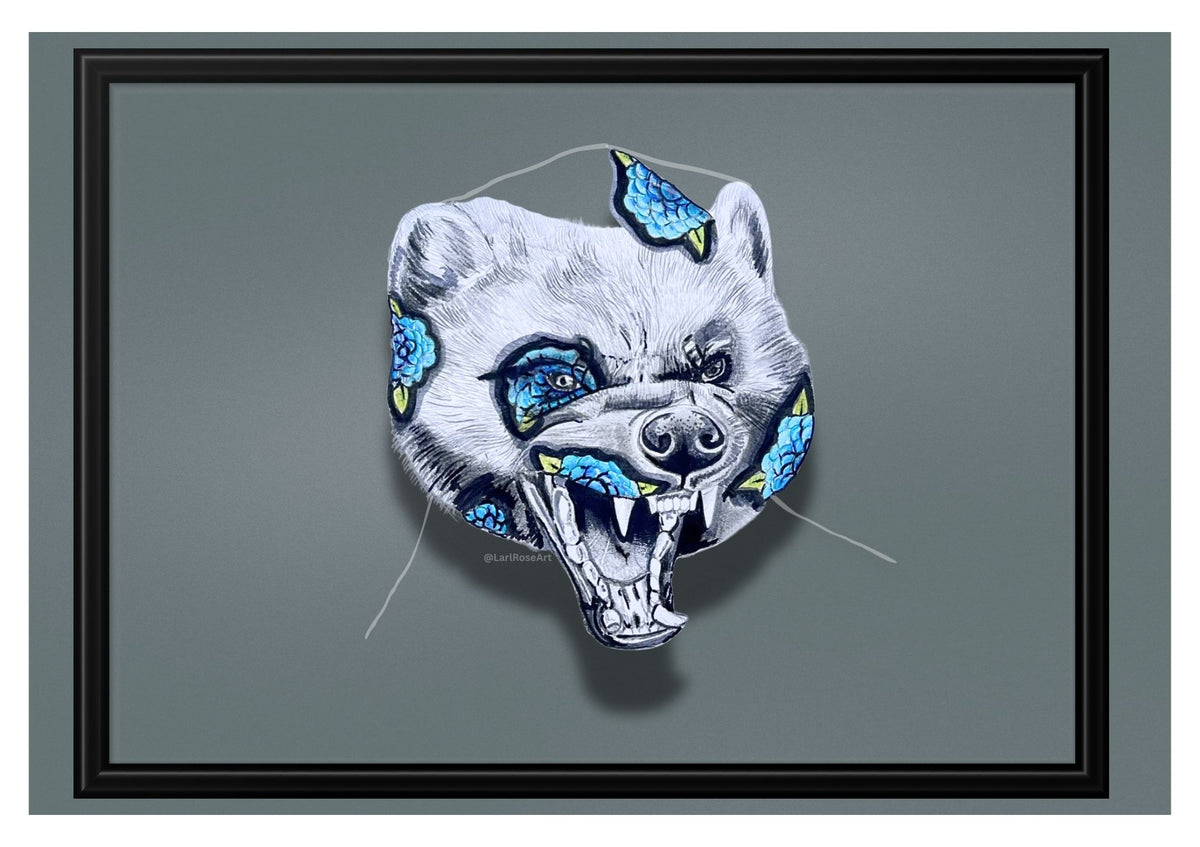 Botanical Beast Wolverine Print